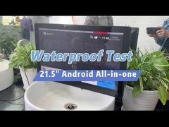 21.5インチのAndroidタッチ全インワン防水テスト