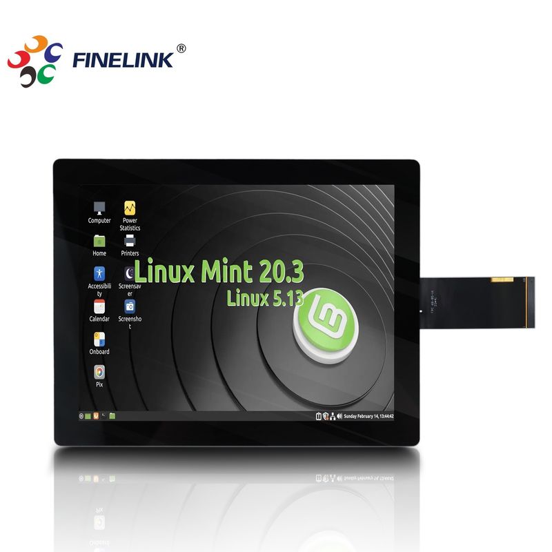 10.4インチ マルチタッチLCD画面 容量 RS232 インターフェースタイプ