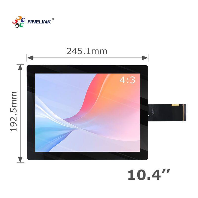 モニター用のカスタマイズ可能な10.4インチPCAPガラスタッチパネル