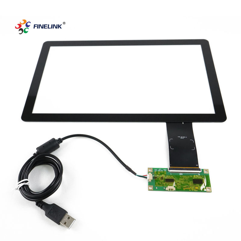 IP65 防水 11.6 インチ PCAP タッチパネル R10 R 角度 USB/IIC/RS 232 インターフェース