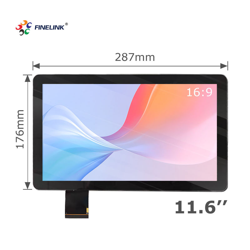 マルチタッチ カスタムサイズ IP65 防水PCAPタッチパネル 10点タッチ USB/RS232/IIC インターフェース