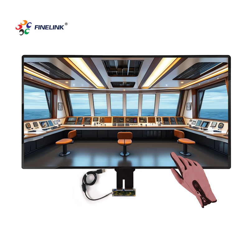 カスタム 工業用PCAPタッチパネル 7 10.1 12.1 13.3 15 17.3 18.5 21.5 27 32 43 55 インチ容量スクリーン